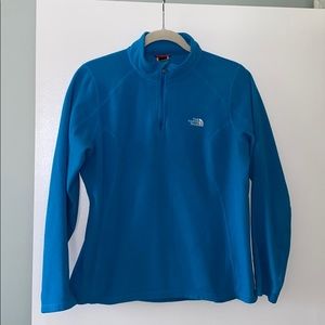 North Face pullover with partial zip